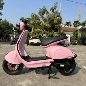 Xe Điện Milan 2 Espero Cũ Màu Hồng